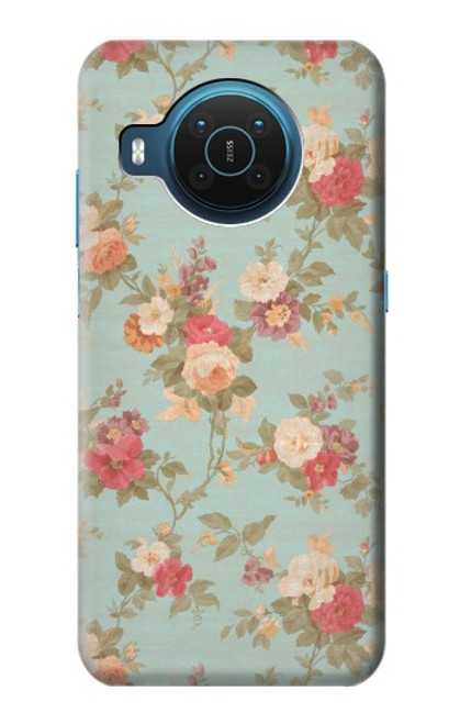 S3910 Vintage Rose Hülle Schutzhülle Taschen für Nokia X20