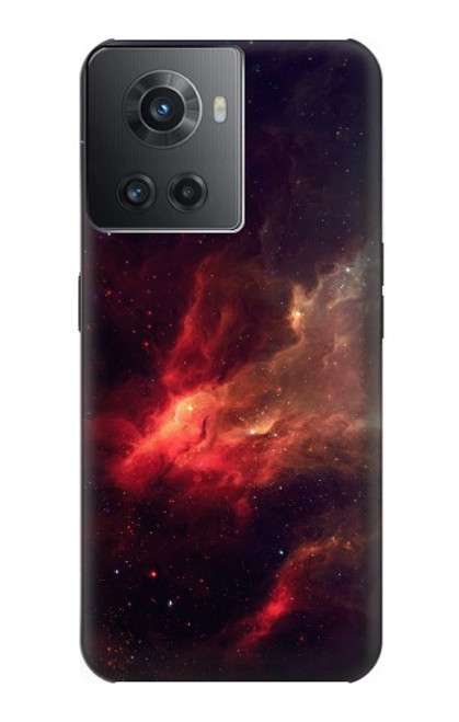 S3897 Red Nebula Space Hülle Schutzhülle Taschen für OnePlus Ace