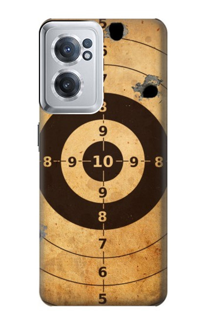S3894 Paper Gun Shooting Target Hülle Schutzhülle Taschen für OnePlus Nord CE 2 5G