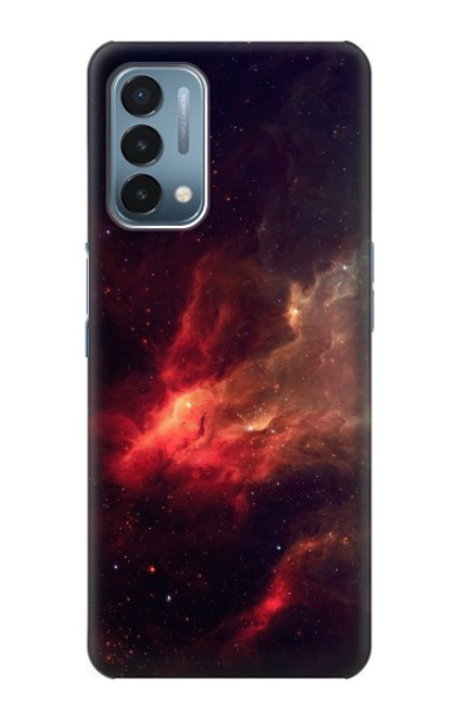 S3897 Red Nebula Space Hülle Schutzhülle Taschen für OnePlus Nord N200 5G