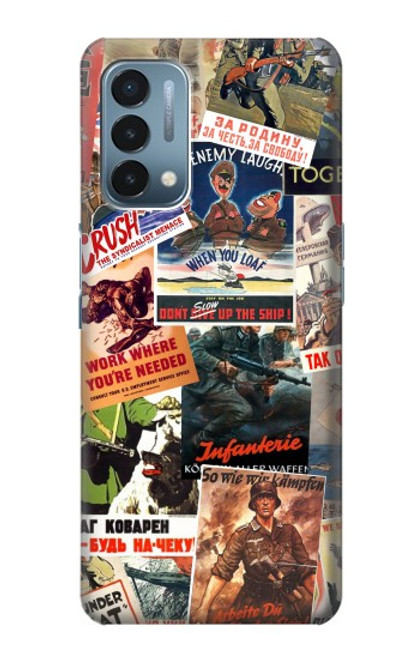 S3905 Vintage Army Poster Hülle Schutzhülle Taschen für OnePlus Nord N200 5G