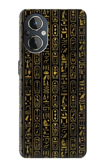 S3869 Ancient Egyptian Hieroglyphic Hülle Schutzhülle Taschen für OnePlus Nord N20 5G