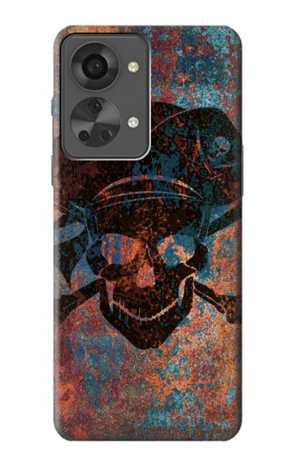 S3895 Pirate Skull Metal Hülle Schutzhülle Taschen für OnePlus Nord 2T