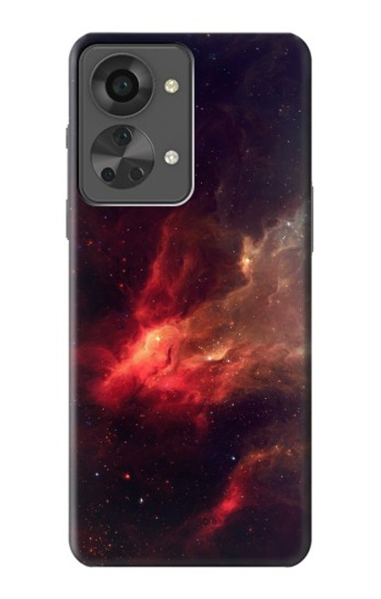 S3897 Red Nebula Space Hülle Schutzhülle Taschen für OnePlus Nord 2T