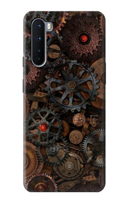 S3884 Steampunk Mechanical Gears Hülle Schutzhülle Taschen für OnePlus Nord