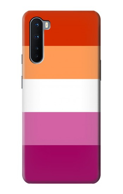 S3887 Lesbian Pride Flag Hülle Schutzhülle Taschen für OnePlus Nord