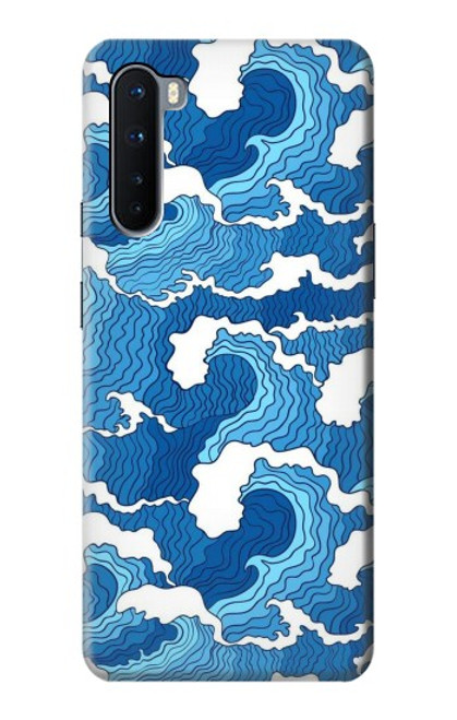 S3901 Aesthetic Storm Ocean Waves Hülle Schutzhülle Taschen für OnePlus Nord