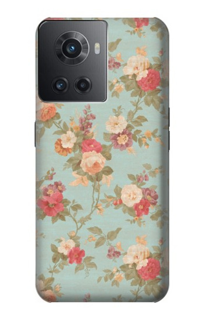 S3910 Vintage Rose Hülle Schutzhülle Taschen für OnePlus 10R