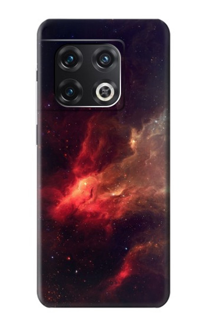 S3897 Red Nebula Space Hülle Schutzhülle Taschen für OnePlus 10 Pro