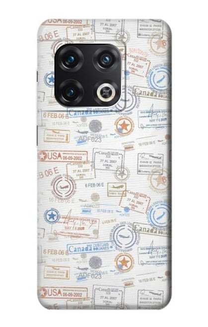 S3903 Travel Stamps Hülle Schutzhülle Taschen für OnePlus 10 Pro