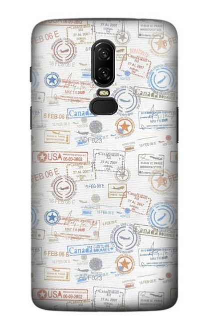 S3903 Travel Stamps Hülle Schutzhülle Taschen für OnePlus 6