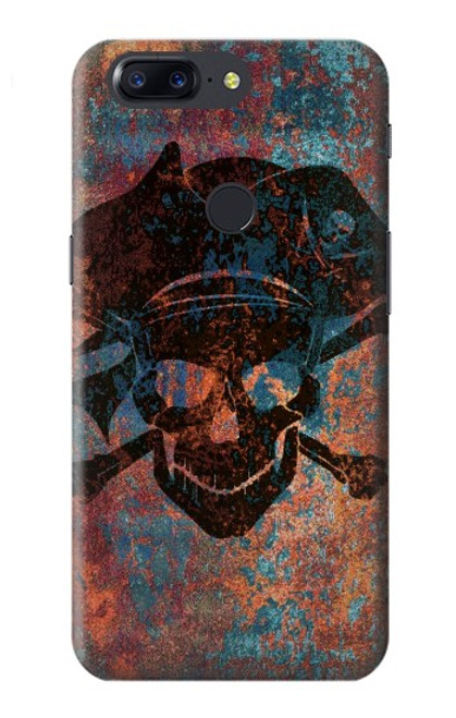 S3895 Pirate Skull Metal Hülle Schutzhülle Taschen für OnePlus 5T