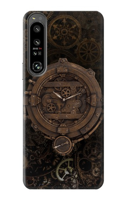 S3902 Steampunk Clock Gear Hülle Schutzhülle Taschen für Sony Xperia 1 IV