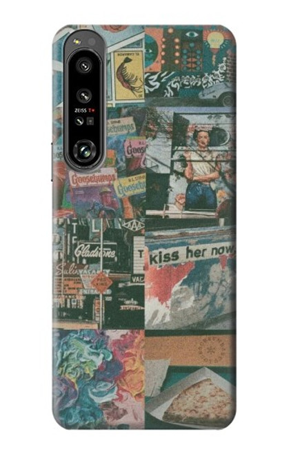S3909 Vintage Poster Hülle Schutzhülle Taschen für Sony Xperia 1 IV