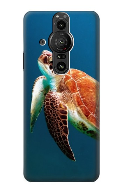S3899 Sea Turtle Hülle Schutzhülle Taschen für Sony Xperia Pro-I