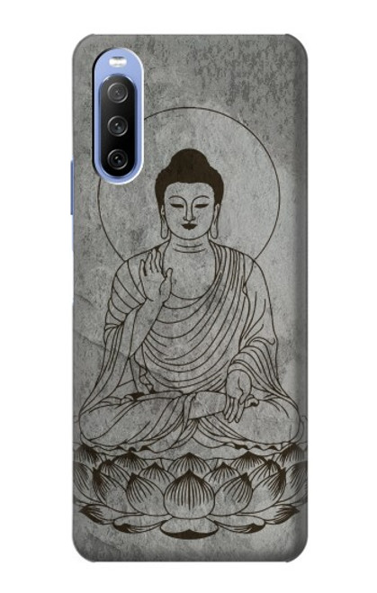 S3873 Buddha Line Art Hülle Schutzhülle Taschen für Sony Xperia 10 III Lite