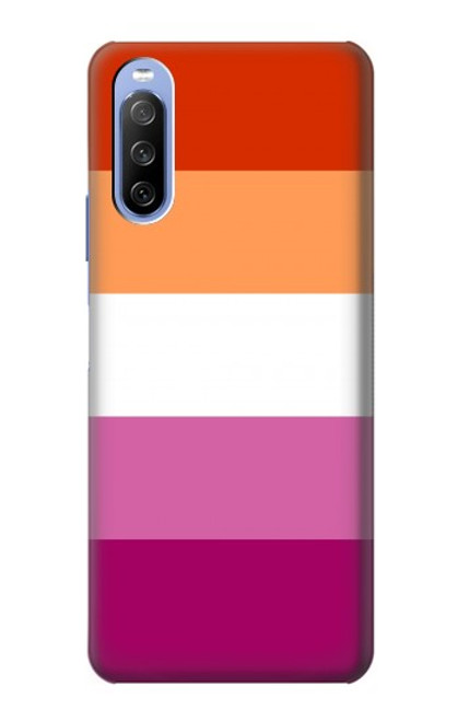 S3887 Lesbian Pride Flag Hülle Schutzhülle Taschen für Sony Xperia 10 III Lite