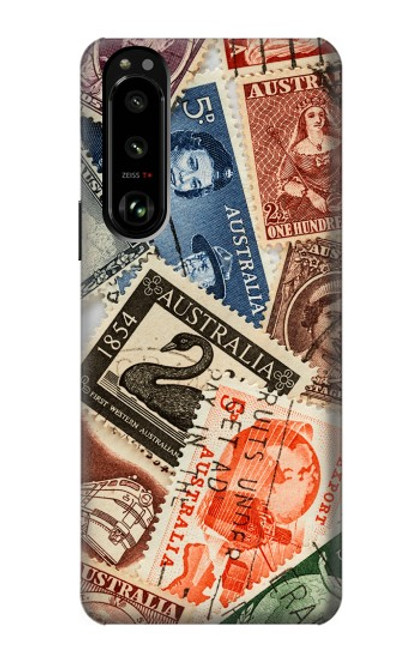 S3900 Stamps Hülle Schutzhülle Taschen für Sony Xperia 5 III
