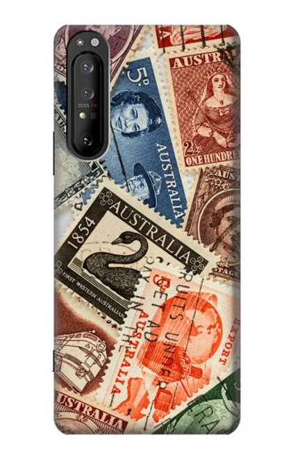 S3900 Stamps Hülle Schutzhülle Taschen für Sony Xperia 1 II