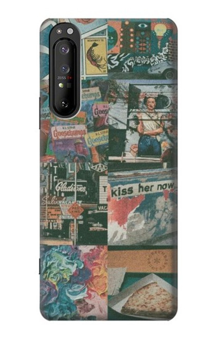 S3909 Vintage Poster Hülle Schutzhülle Taschen für Sony Xperia 1 II