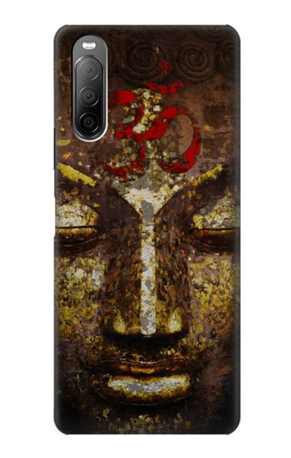 S3874 Buddha Face Ohm Symbol Hülle Schutzhülle Taschen für Sony Xperia 10 II