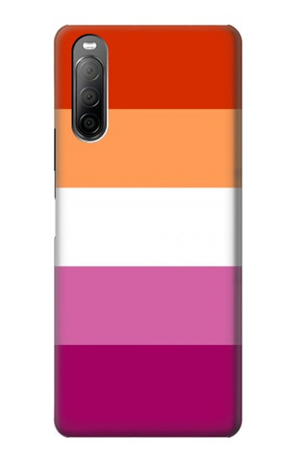 S3887 Lesbian Pride Flag Hülle Schutzhülle Taschen für Sony Xperia 10 II