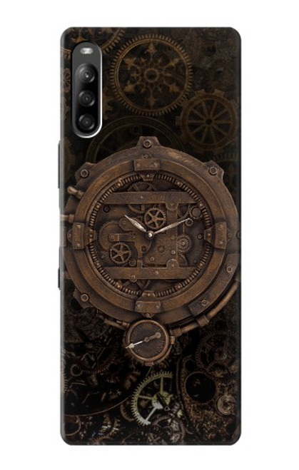 S3902 Steampunk Clock Gear Hülle Schutzhülle Taschen für Sony Xperia L4