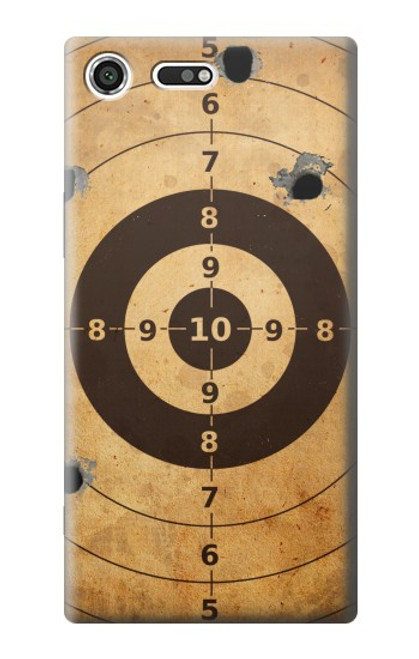 S3894 Paper Gun Shooting Target Hülle Schutzhülle Taschen für Sony Xperia XZ Premium