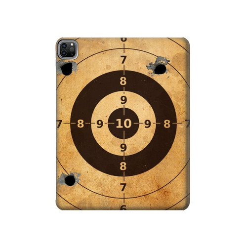 S3894 Paper Gun Shooting Target Hülle Schutzhülle Taschen für iPad Pro 12.9 (2022,2021,2020,2018, 3rd, 4th, 5th, 6th)