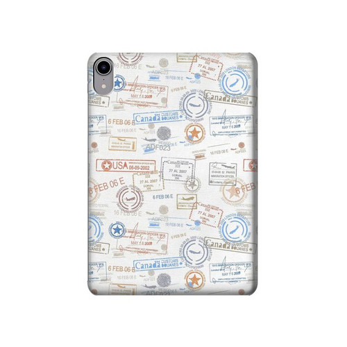 S3903 Travel Stamps Hülle Schutzhülle Taschen für iPad mini 6, iPad mini (2021)