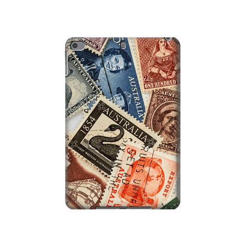 S3900 Stamps Hülle Schutzhülle Taschen für iPad mini 4, iPad mini 5, iPad mini 5 (2019)