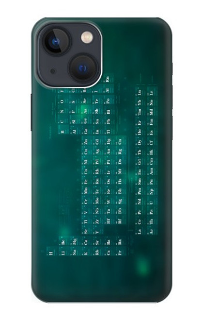 S0846 Chemistry Periodic Table Hülle Schutzhülle Taschen für iPhone 14