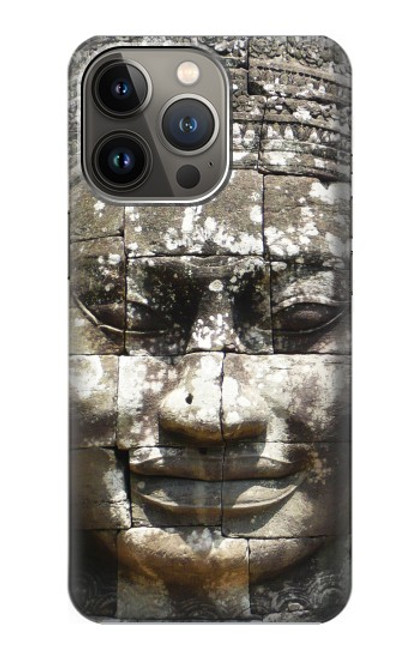 S0314 Ancient Cambodian Buddhism Hülle Schutzhülle Taschen für iPhone 14 Pro
