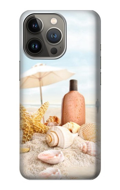 S1425 Seashells on The Beach Hülle Schutzhülle Taschen für iPhone 14 Pro