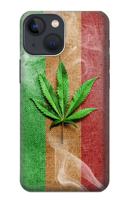S2109 Smoke Reggae Rasta Flag Hülle Schutzhülle Taschen für iPhone 14 Plus