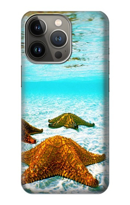 S1679 Starfish Sea Beach Hülle Schutzhülle Taschen für iPhone 14 Pro Max