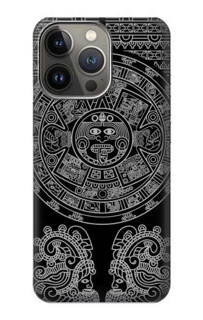 S1838 Mayan Pattern Hülle Schutzhülle Taschen für iPhone 14 Pro Max