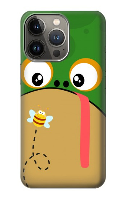 S2765 Frog Bee Cute Cartoon Hülle Schutzhülle Taschen für iPhone 14 Pro Max