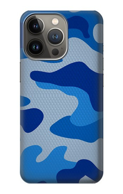 S2958 Army Blue Camo Camouflage Hülle Schutzhülle Taschen für iPhone 14 Pro Max