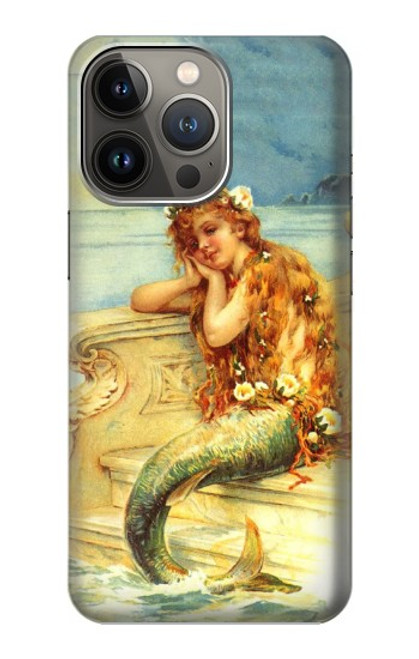 S3184 Little Mermaid Painting Hülle Schutzhülle Taschen für iPhone 14 Pro Max