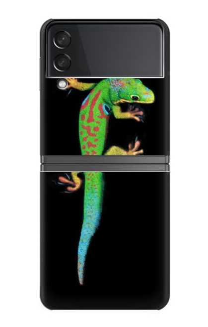 S0125 Green Madagascan Gecko Hülle Schutzhülle Taschen für Samsung Galaxy Z Flip 4