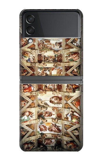 S0177 Michelangelo Chapel ceiling Hülle Schutzhülle Taschen für Samsung Galaxy Z Flip 4