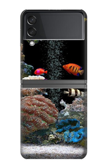 S0226 Aquarium Hülle Schutzhülle Taschen für Samsung Galaxy Z Flip 4