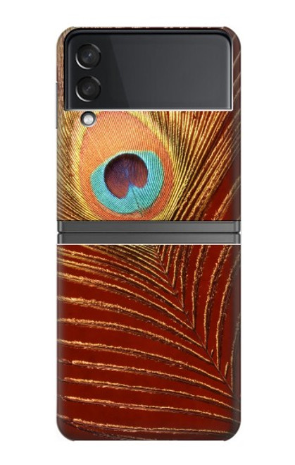 S0512 Peacock Hülle Schutzhülle Taschen für Samsung Galaxy Z Flip 4