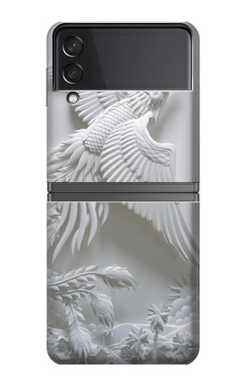 S0516 Phoenix Carving Hülle Schutzhülle Taschen für Samsung Galaxy Z Flip 4
