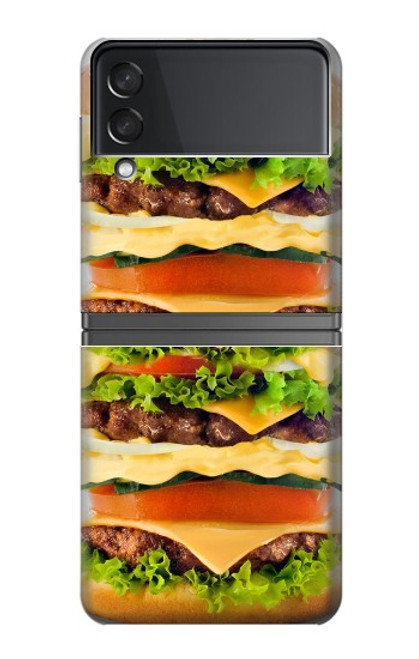 S0790 Hamburger Hülle Schutzhülle Taschen für Samsung Galaxy Z Flip 4