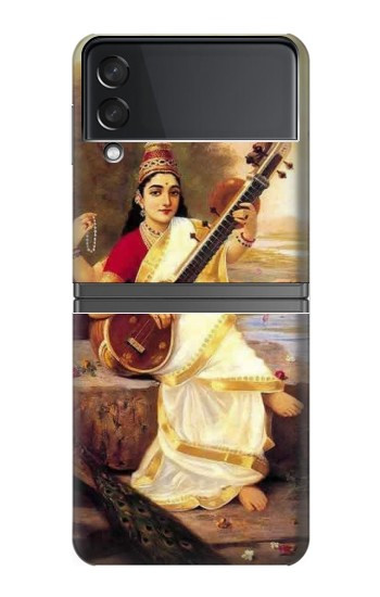S1420 Saraswati Hindu Goddess Hülle Schutzhülle Taschen für Samsung Galaxy Z Flip 4