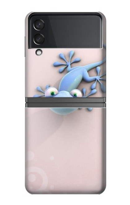 S1631 Funny Gecko Lizard Hülle Schutzhülle Taschen für Samsung Galaxy Z Flip 4