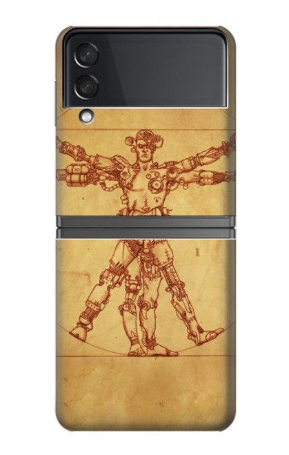 S1682 Steampunk Frankenstein Hülle Schutzhülle Taschen für Samsung Galaxy Z Flip 4