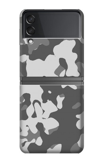 S2186 Gray Camo Camouflage Graphic Printed Hülle Schutzhülle Taschen für Samsung Galaxy Z Flip 4